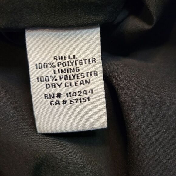 Eliza J Black Faille Midi Pleated Circle Skirt Pockets Women's Plus Size 14 - Picture 7 of 11